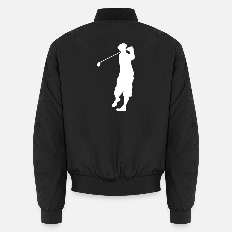 Silhouette de golf Bomber unisexe