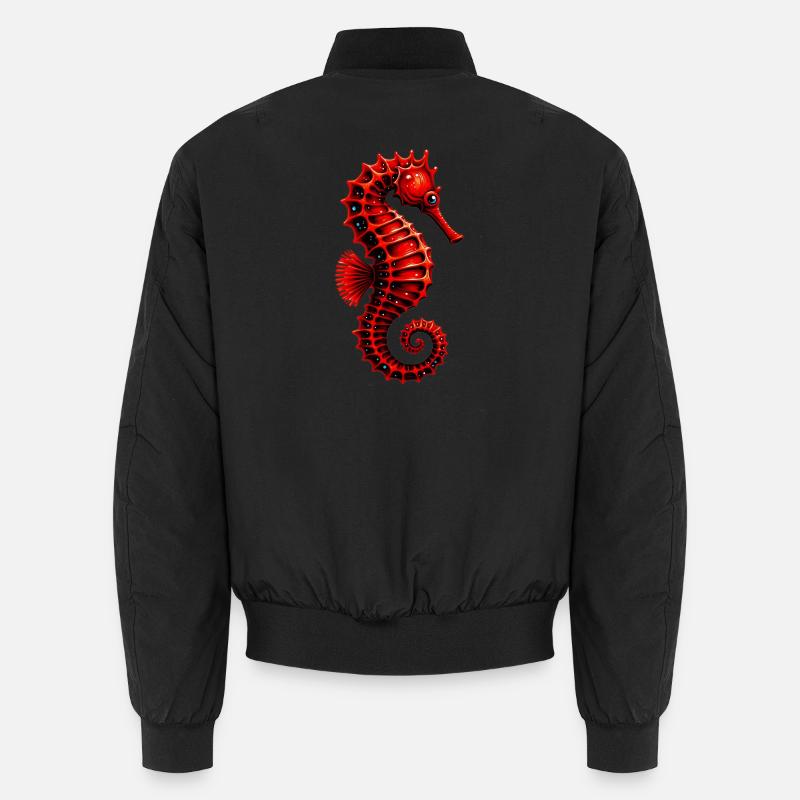Seepferdchen Unisex Bomberjacke