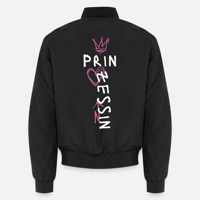 Princess Street Style Design Unisex Bomber Jacket