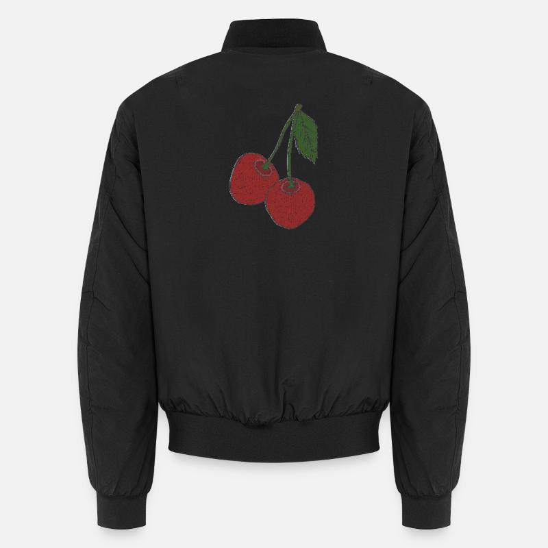 kirschen gewebe Unisex Bomberjacke