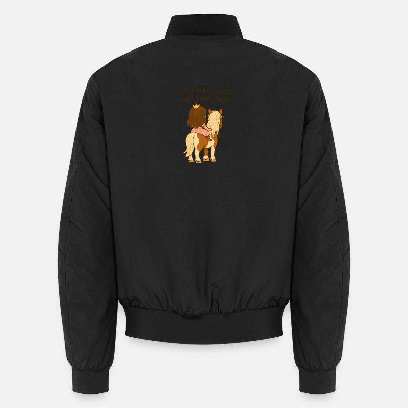 Ponyhof - Unisex Bomberjacke - Schwarz