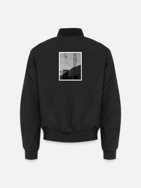 NACHMITTAGSGEOMETRIE. - Unisex Bomberjacke - Schwarz