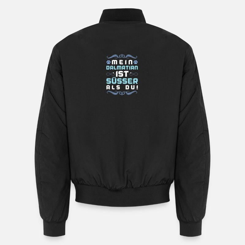 dalmatiner hund spruch Unisex Bomberjacke