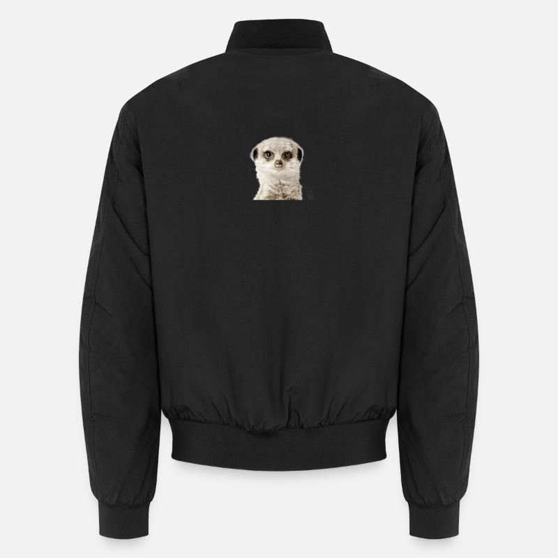 meerkat - Unisex Bomber Jacket - black