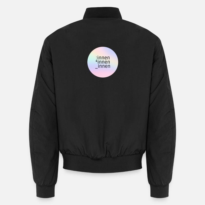 *innen_innen - Bomber unisexe - noir