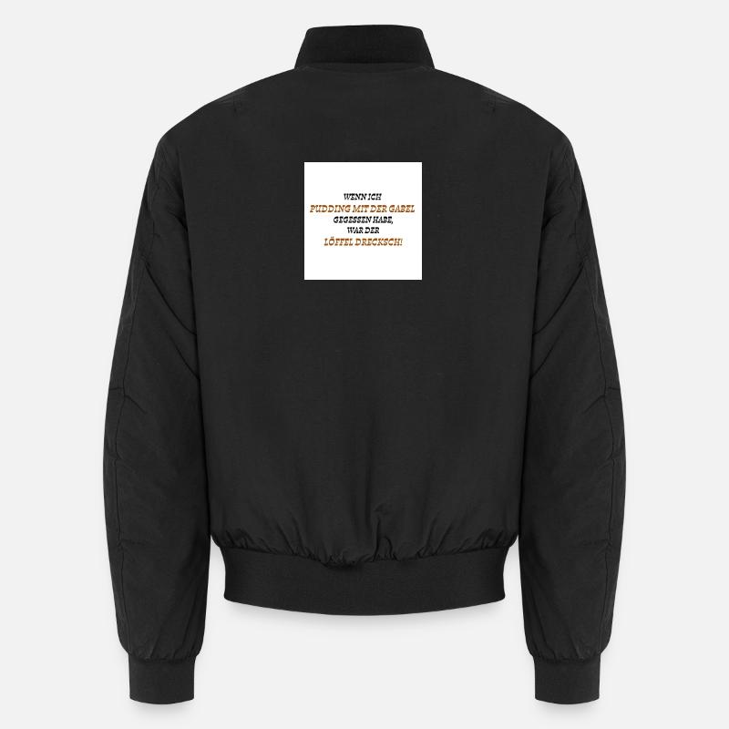 Dreckscher Löffel - Unisex Bomberjacke - Schwarz