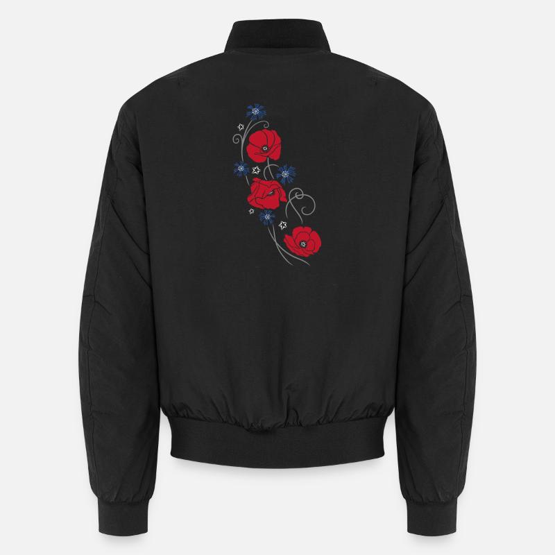 Coquelicots. Design d'été. Bomber unisexe