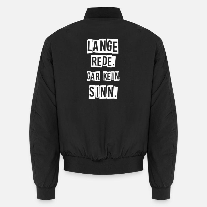 Lange rede. Unisex Bomberjacke
