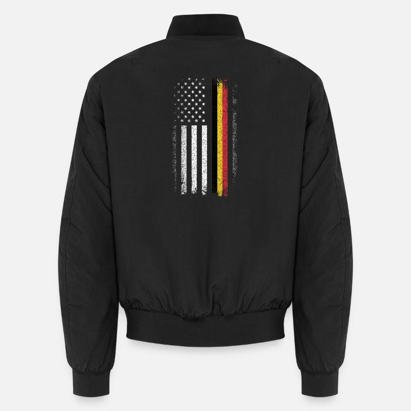 Distressed Flag Stripes Remix Unisex Bomberjacke
