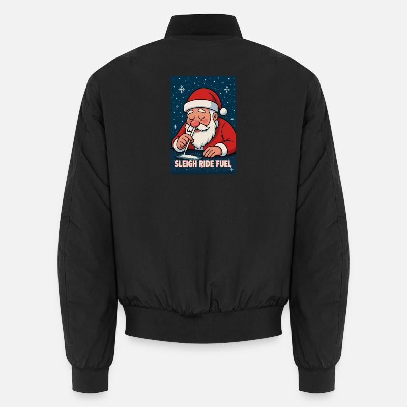 Santa's Sleigh Turbo Unisex Bomber Jacket
