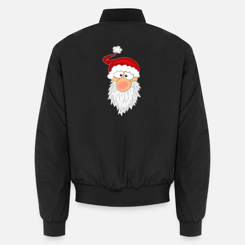 Visage du Père Noël Bomber unisexe