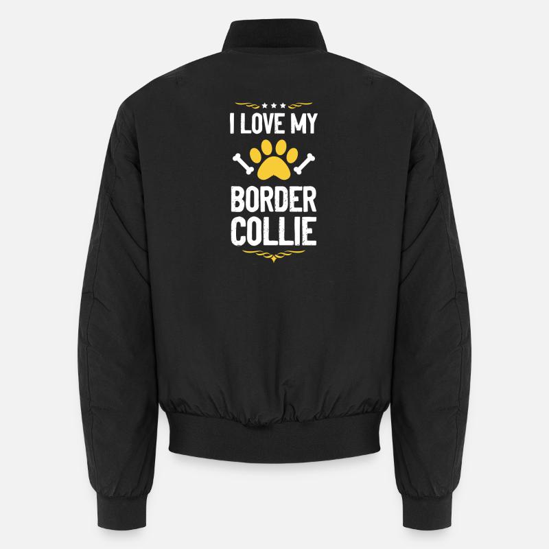 J’adore mon Border Collie Bomber unisexe