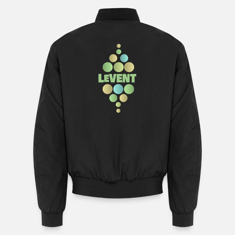 Pastel Doten Pyramid LEVENT - Unisex Bomber Jacket - black