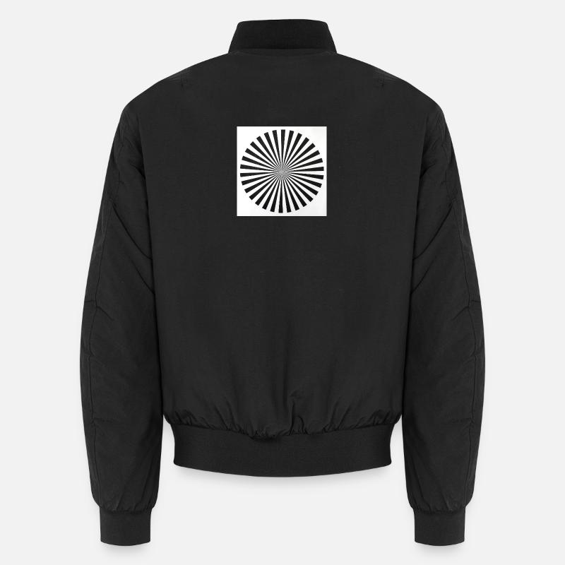 Illusion d’optique radiale Bomber unisexe