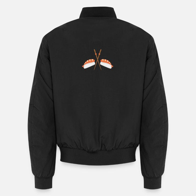 Sushi - Unisex Bomberjacke - Schwarz