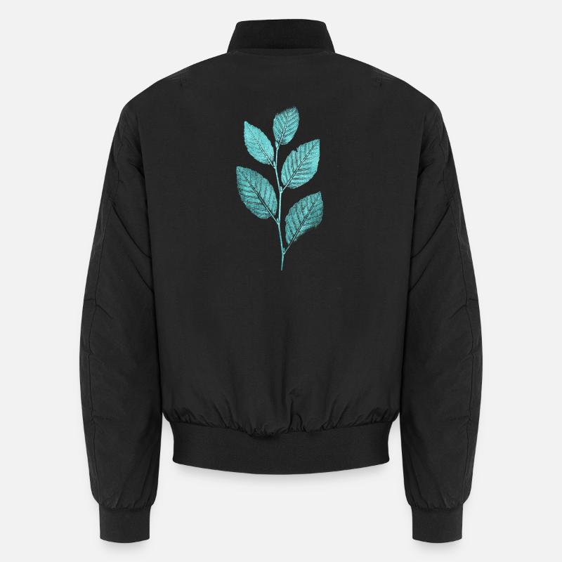 Blatt Ast / Blätter Buche Wald Unisex Bomberjacke