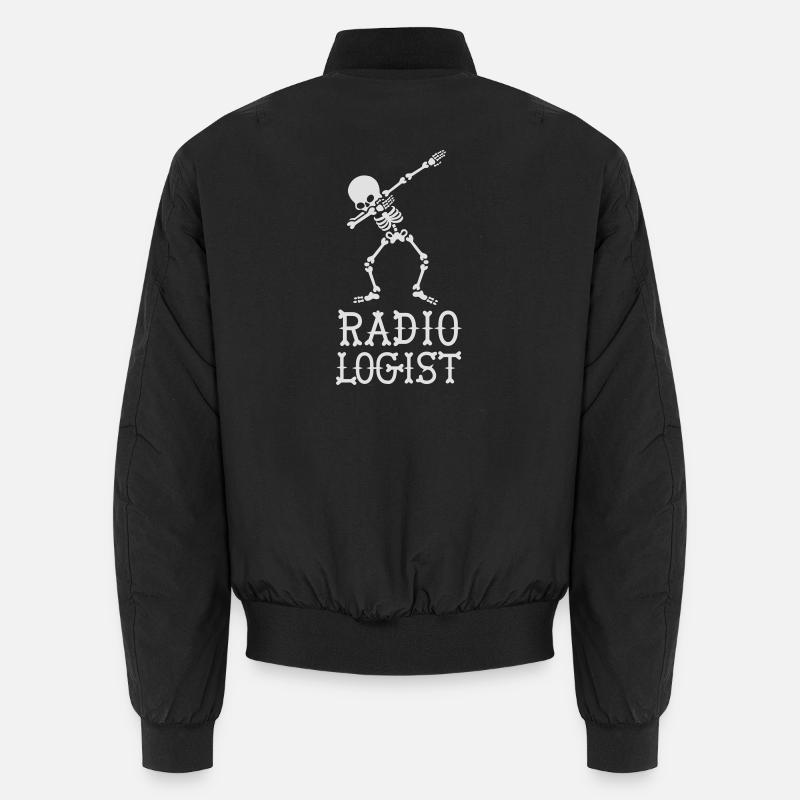 Dab dabbing skeleton radiologist Bomber unisexe