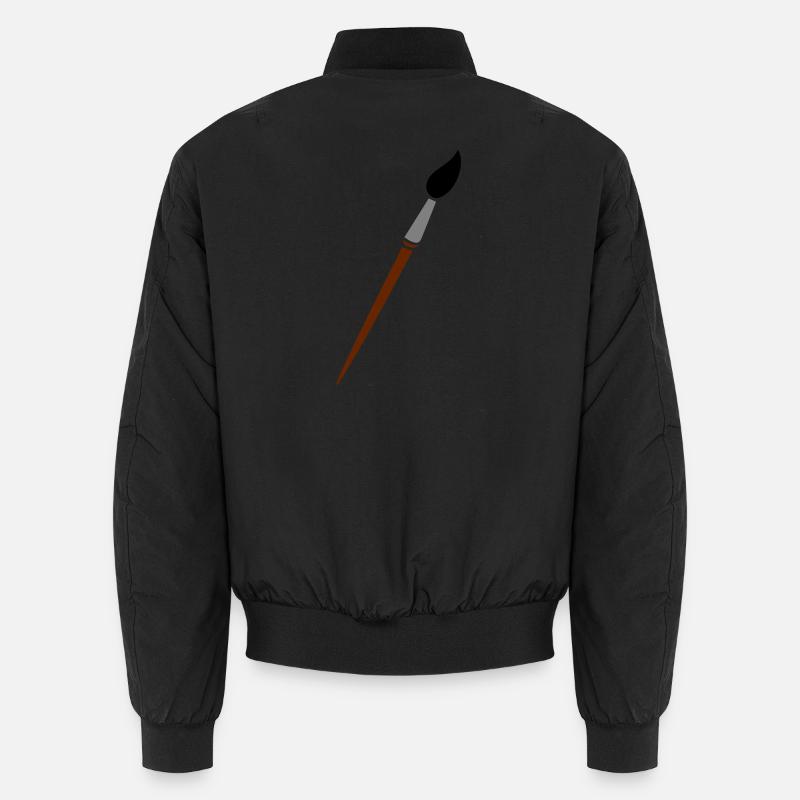 Pinsel - Unisex Bomberjacke - Schwarz