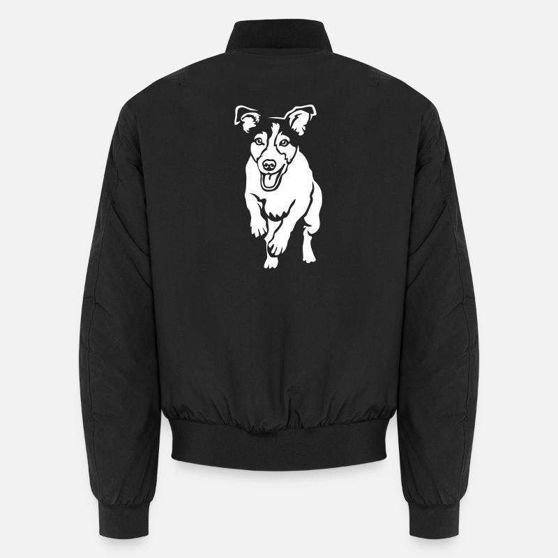 Jack Russell Terrier « Black Edition » Bomber unisexe