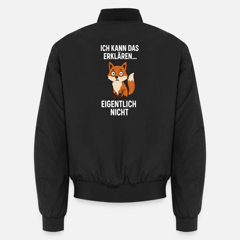 Fuchswitz: Explain? Actually, no Unisex Bomber Jacket