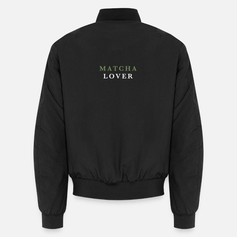 Matcha Lover Green Tea Lover Unisex Bomber Jacket