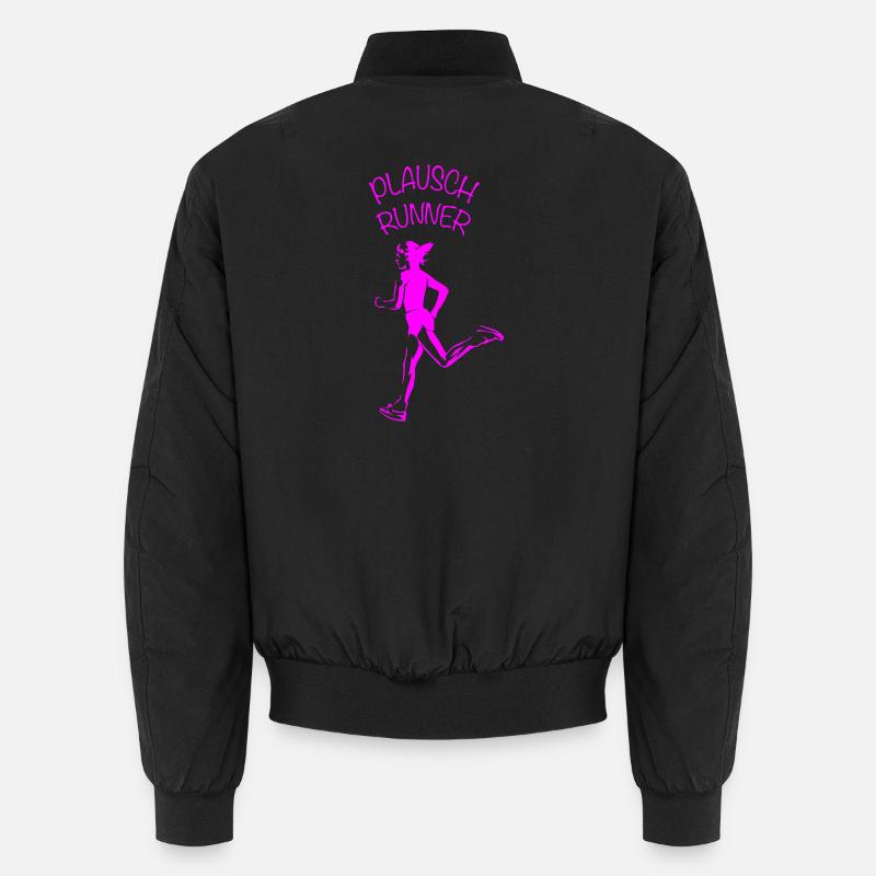 PLAUSCH RUNNER | Joggerin | Vectorgraphic Unisex Bomberjacke
