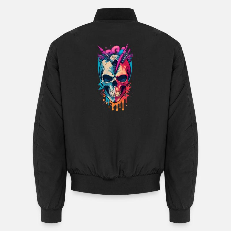 Totenkopf Unisex Bomberjacke
