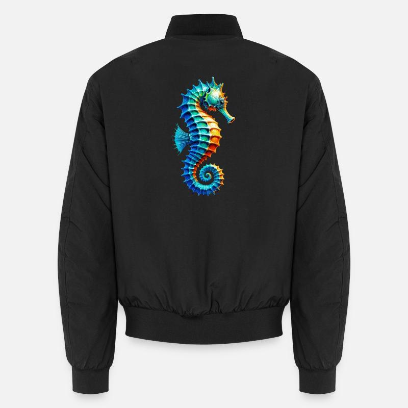 Seepferdchen Unisex Bomberjacke