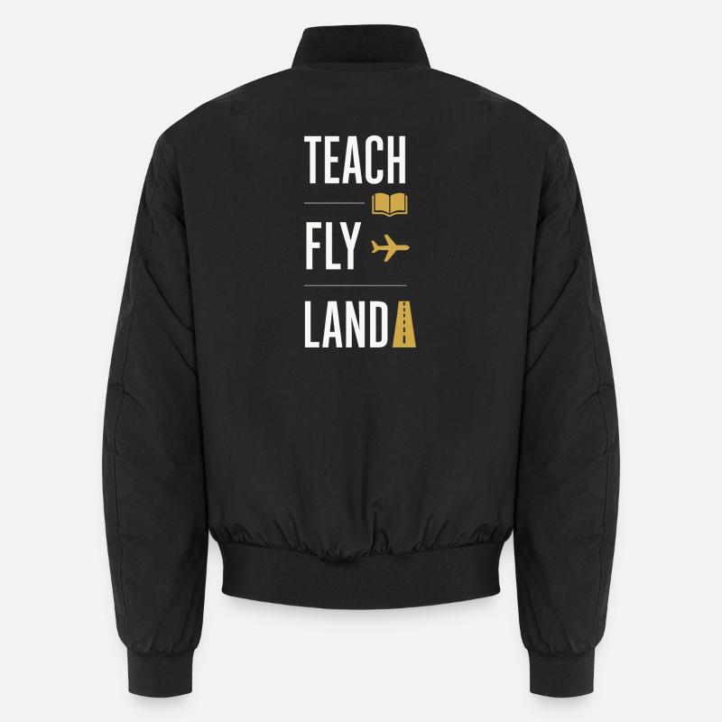 Fluglehrer Cfi Pilot Luftfahrtlehrer Unisex Bomberjacke