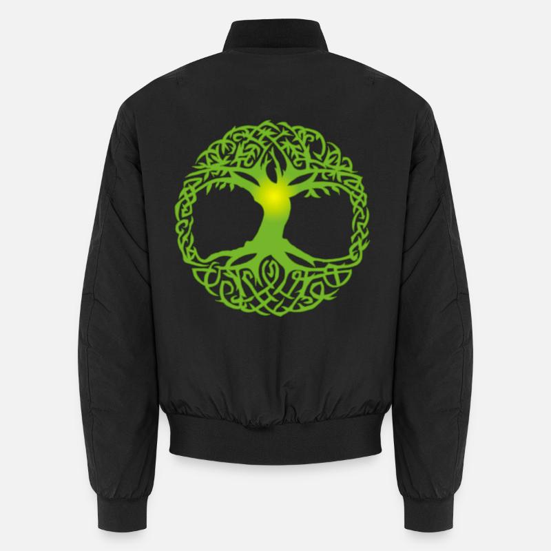 Keltischer Baum Unisex Bomberjacke