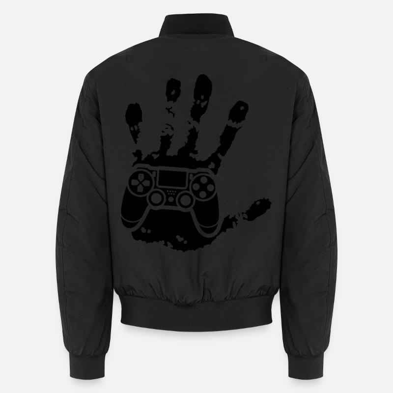 Der Gamer in dir (Schwarz) - Unisex Bomberjacke - Schwarz