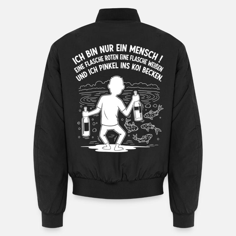 I pee in the koi tank Unisex Bomber Jacket