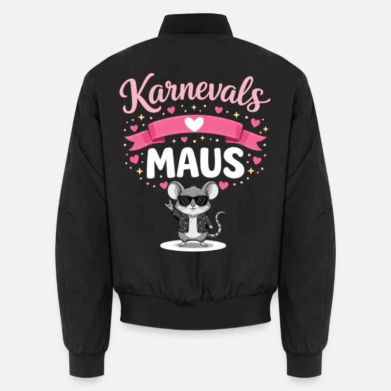 Carnaval Souris Cologne Women Carnaval rose Alaaf Bomber unisexe