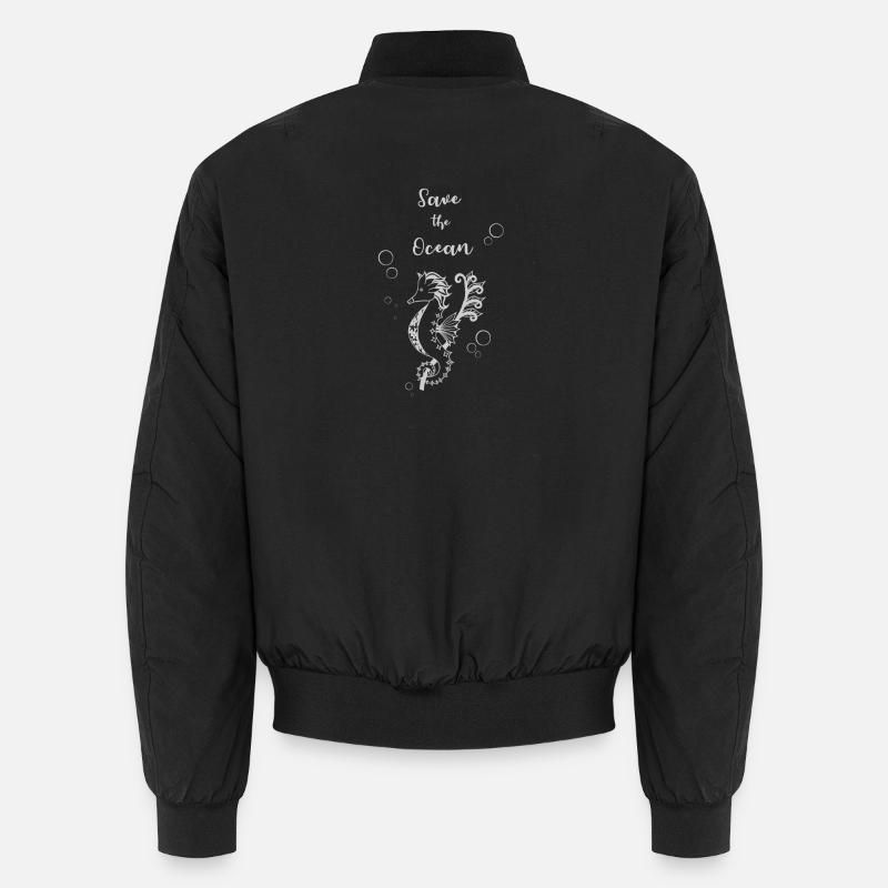 Sauvez les hippocampes de l’océan Bomber unisexe