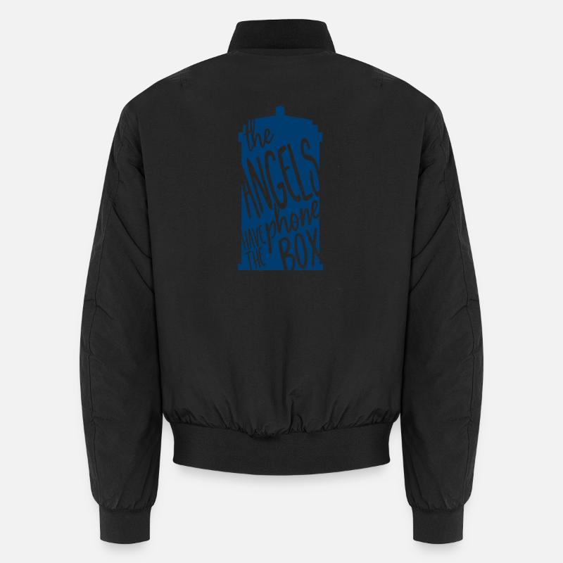 Les anges ont la cabine téléphonique Bomber unisexe