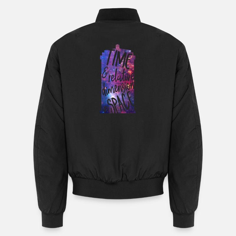 Time and Relative Dimension in Space - Unisex Bomberjacke - Schwarz