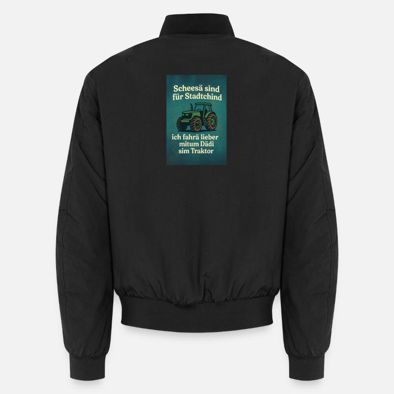 Traktor vum Dädi Unisex Bomberjacke