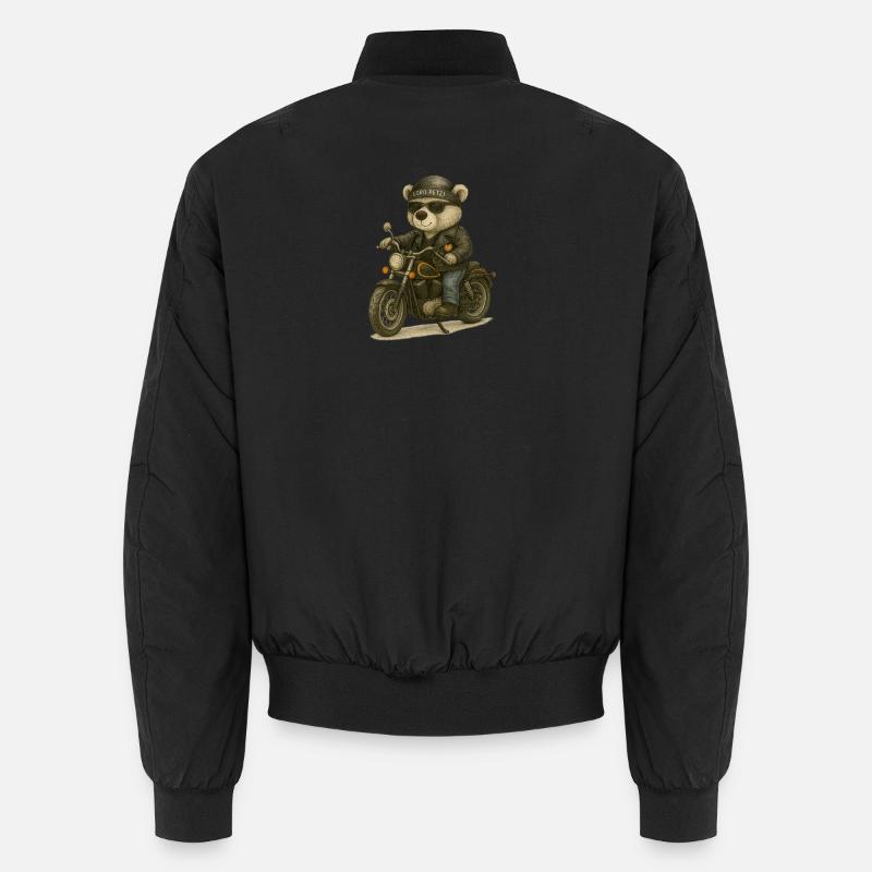 Lord Petzi Chopperfahrer - Unisex Bomberjacke - Schwarz