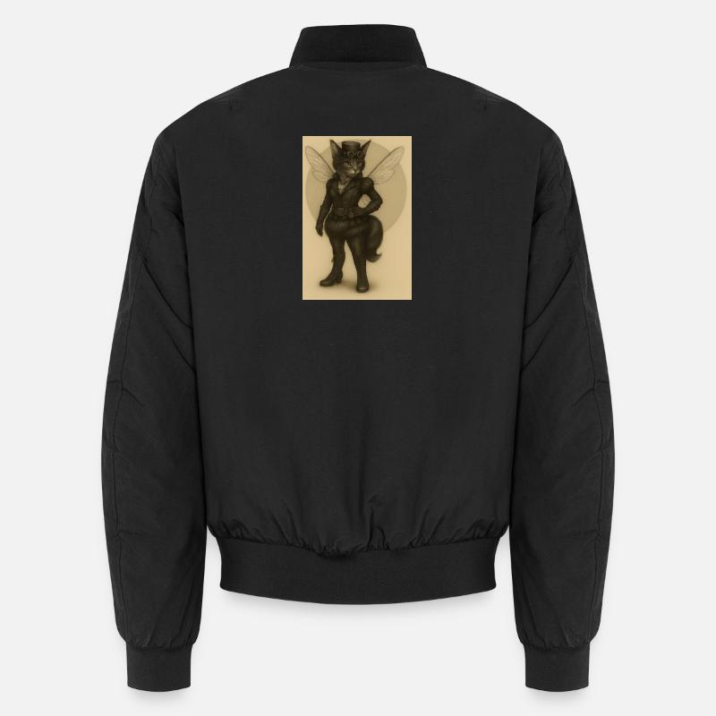Lady Steamcat - Unisex Bomberjacke - Schwarz