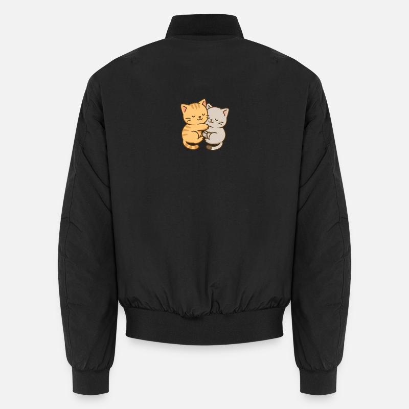 Two little kittens are sleeping together Unisex Bomber Jacket