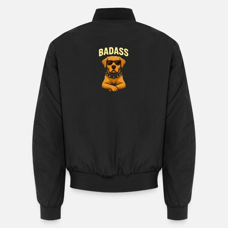 Labrador Vibes – Cool, Treu, Unwiderstehlich Unisex Bomberjacke