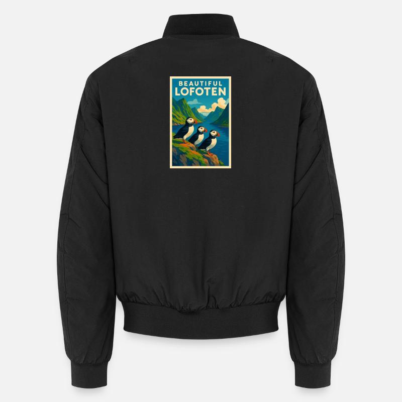 Lofoten - Unisex Bomber Jacket - black