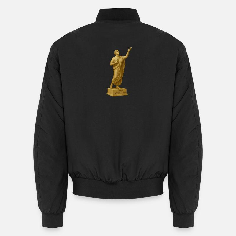 Himmlische Hoffnungskunst Statue Unisex Bomberjacke