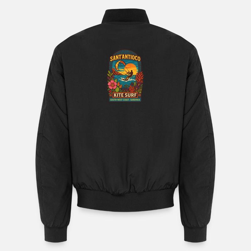 SANTANTIOCO_KITE_SURF - Bomber unisexe - noir