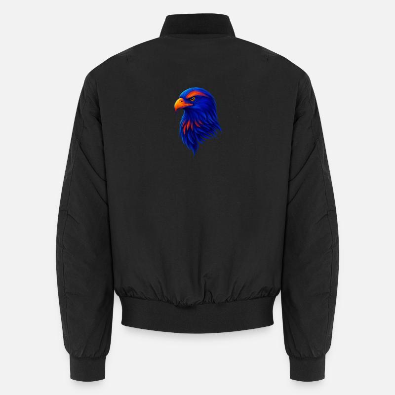 Aigle coloré dans le style néon Bomber unisexe
