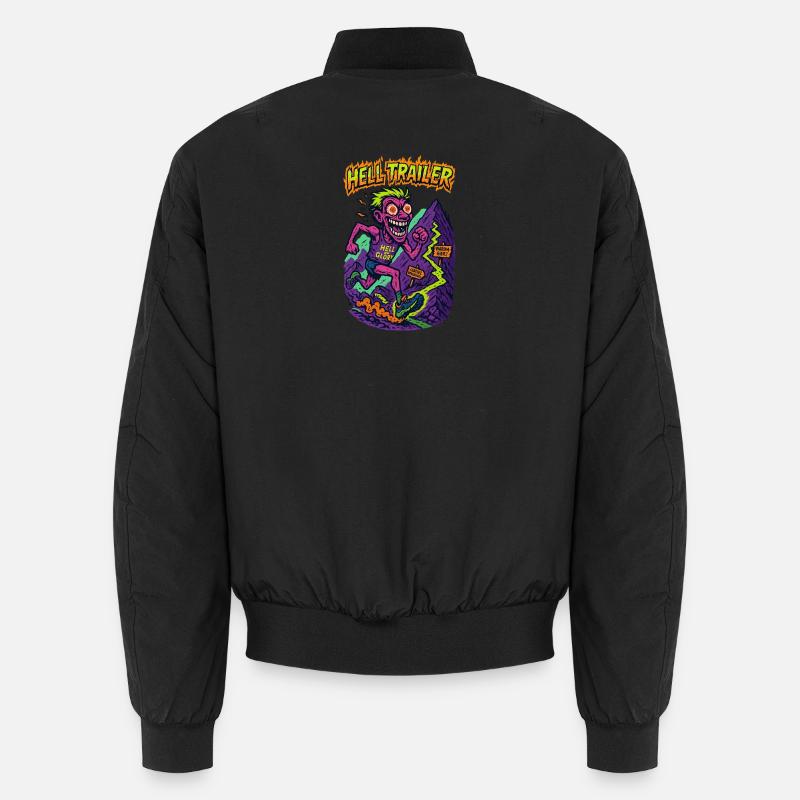 Hell Trailer Adventure Theme - Unisex Bomber Jacket - black