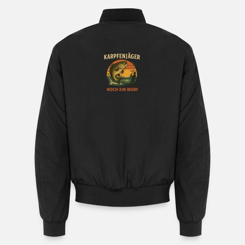 Carp fishing another cast Unisex Bomber Jacket