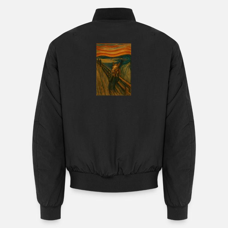 Cheval dans le pont de style Scream Bomber unisexe
