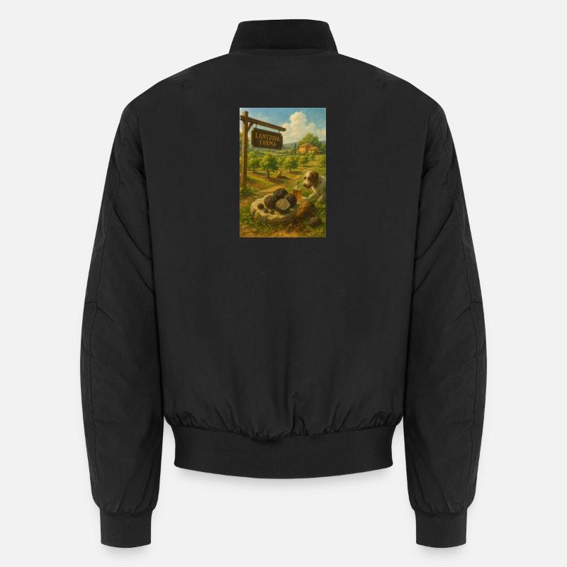 Truffle Farm Rustic Countryside - Unisex Bomber Jacket - black