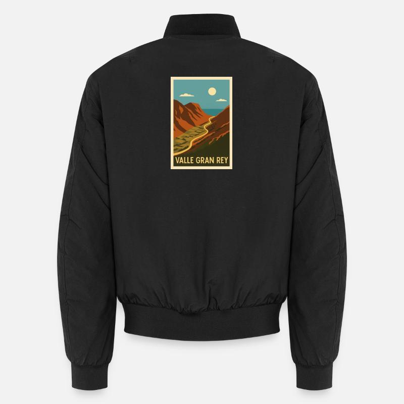 Valle Gran Rey - Unisex Bomber Jacket - black